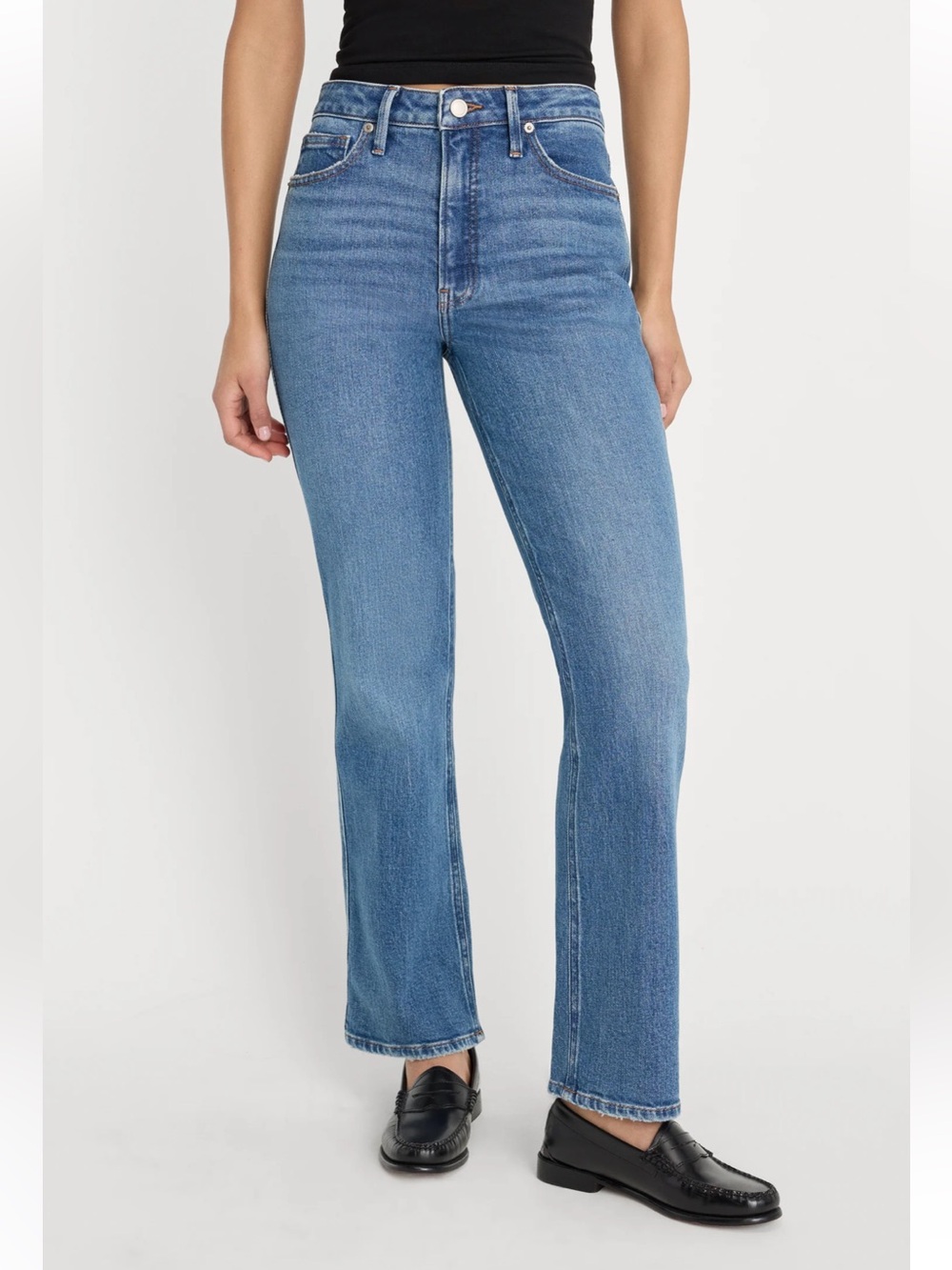 Good American Good Standard Kick Flare Jeans Indigo1212